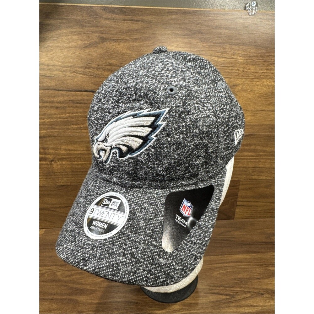 Philadelphia Eagles Hat Cap Womens  One Size New Era Gray Strap Back